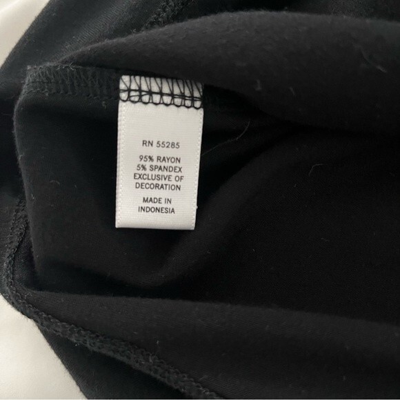 Express Black Beaded Neck Swing Mini Dress, Size XS - Picture 7 of 7